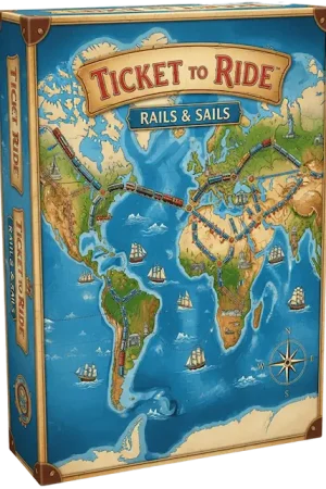 Ticket to Ride Rails and Sails Bordspel